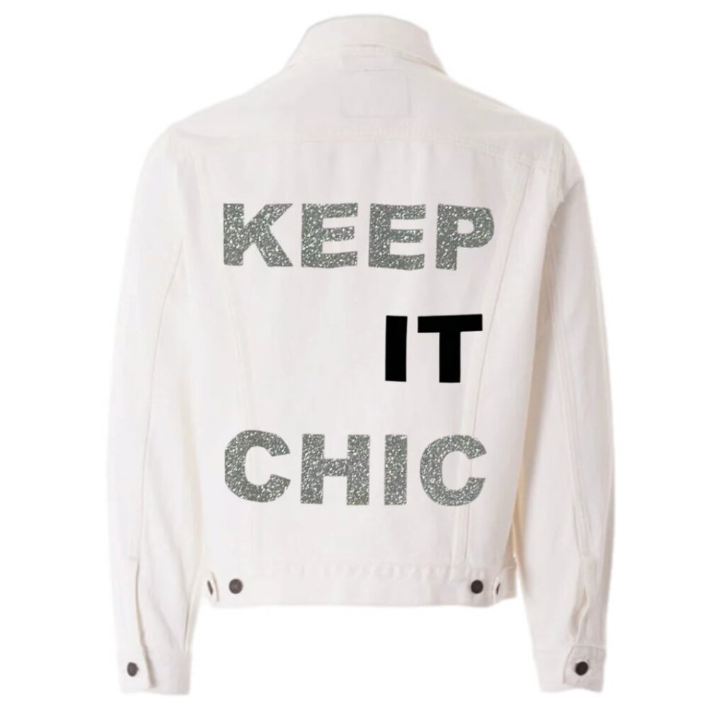 Keep it Chic White Denim Jacket
